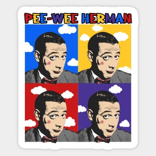 Pee-Wee Herman Vintage Style Sticker